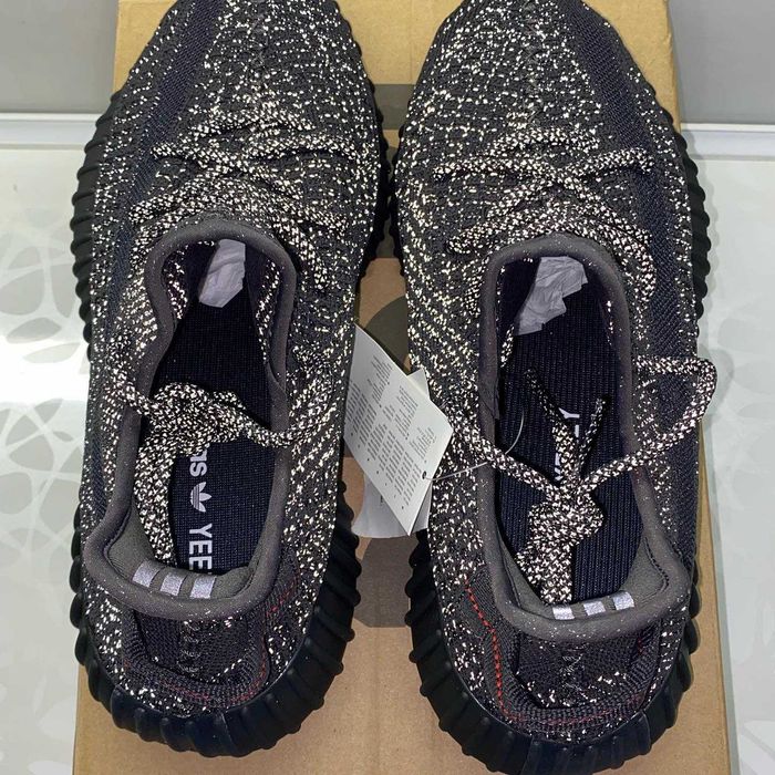Yeezy Boost 350 V2 "Static Black" (Reflective) 42