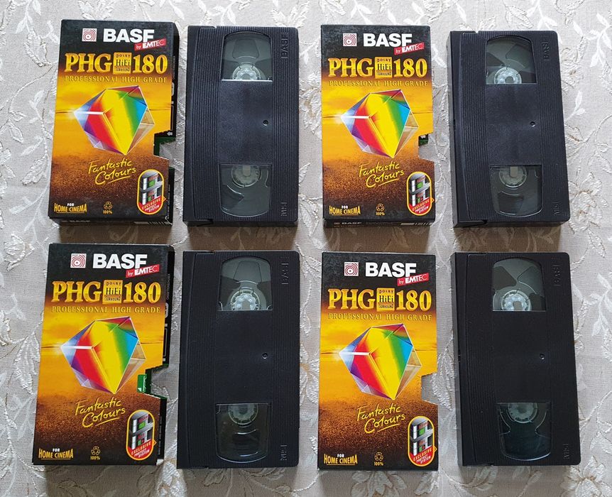 Видеокасети BASF phg , EMTEC phg 180