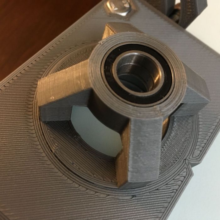 Sablon mobila din plastic dur gri pentru balamale 35mm model 2.0