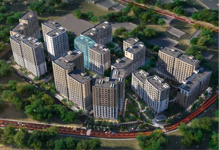 47,5 м² замонавий студия | 12-қават | Мансарда эмас | Ипотека мавжуд