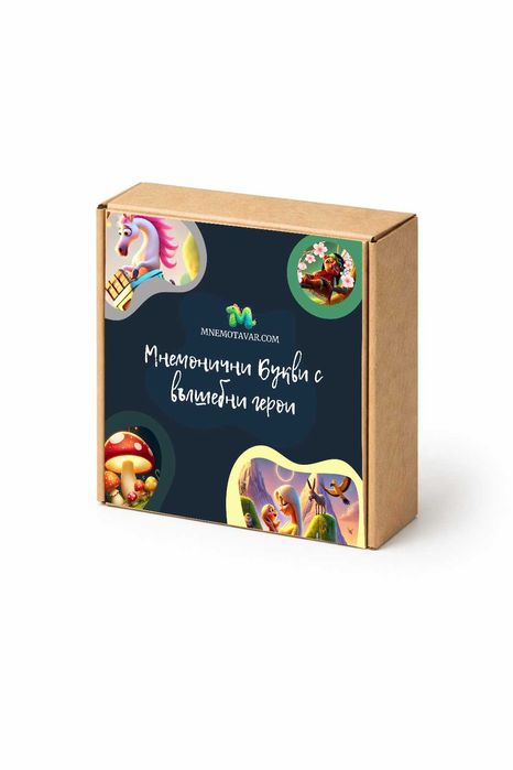 Мнемонични образователни карти с азбуката