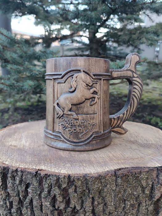 Дървена халба за бира, различным видове