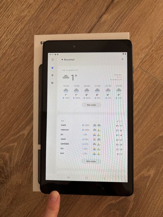 Tabletă Samsung Galaxy Tab A 2019 Quad Core 2 GB RAM, 32 GB, WiFi, Black