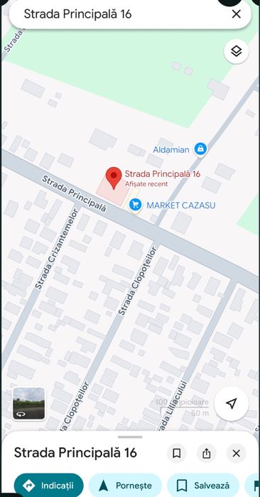 Teren Intravilan Cazasu 940mp-STR Principală- utilități- ideal casa/investitie