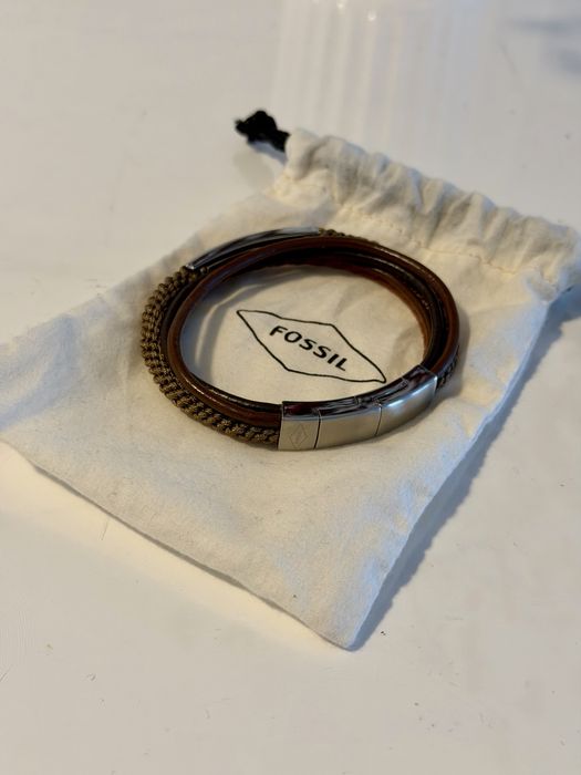 Bratara Fossil Men Casual Vintage din piele naturala - NOUA