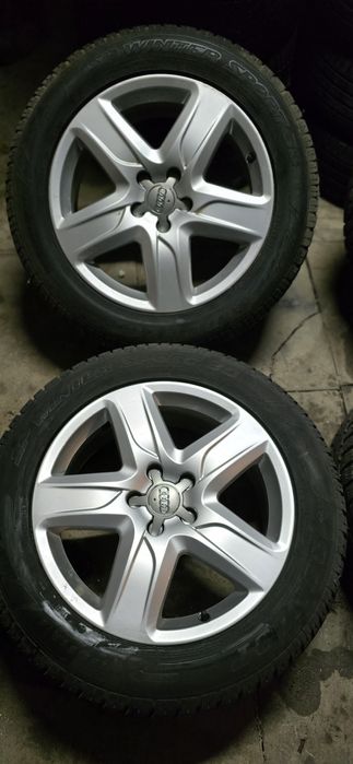 Оригинални джанти Ауди 18 цола гуми 235 55 18 Dunlop