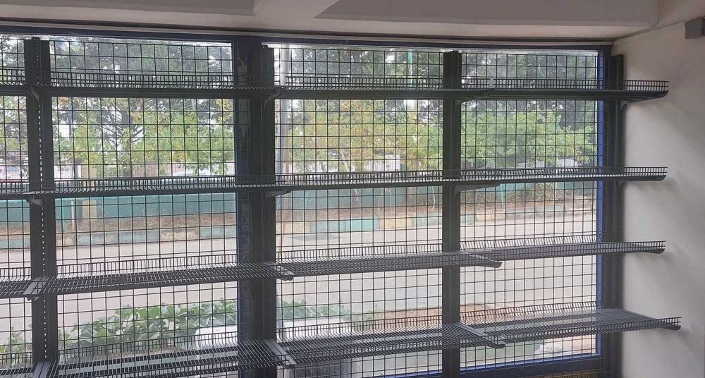 Стелажи за магазин с мрежест гръб, Крайстенни стелажи,Островни стелажи