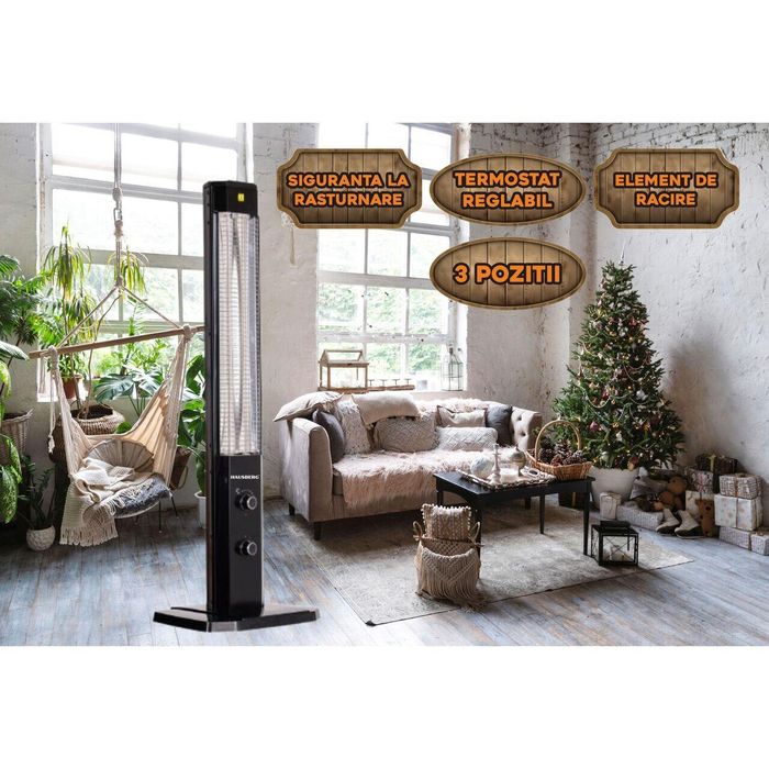 Инфрачервена карбонова печка Hausberg  Germany