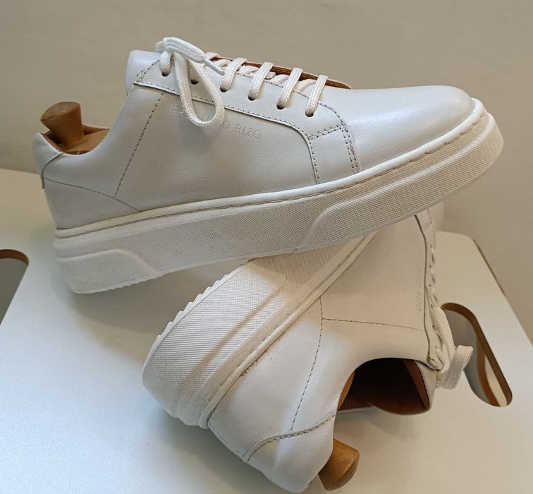 Pantofi sport casual 38 38.5 lucrati manual G. Rizo NOI piele naturala