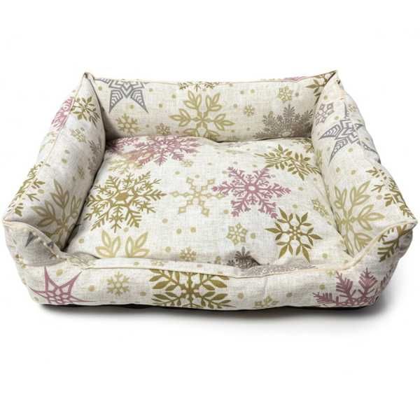 Легло за Кучета - 55см/45см/15см - Шарена разцветка 2