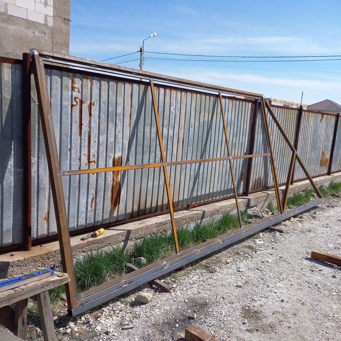 Продам каркас откатных ворот