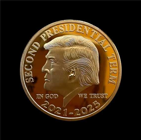 Възпоменателна монета на САЩ Доналд Тръмп „ В БОГА, НА КОЙТО ВЯРВАМЕ“