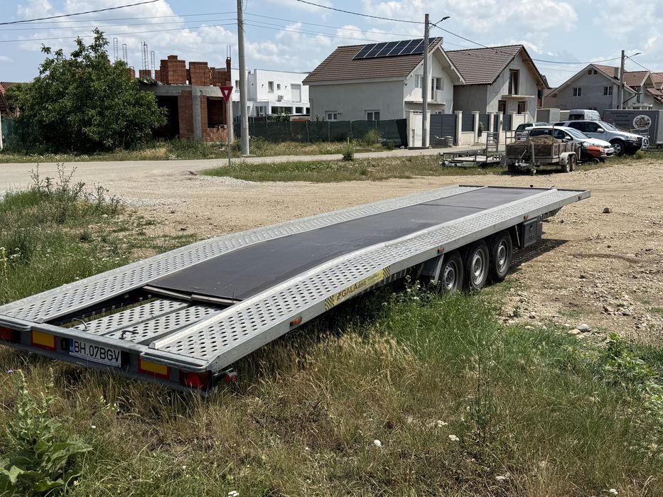 Trailer/ platforma  dubla 8,5 m Gala taurus