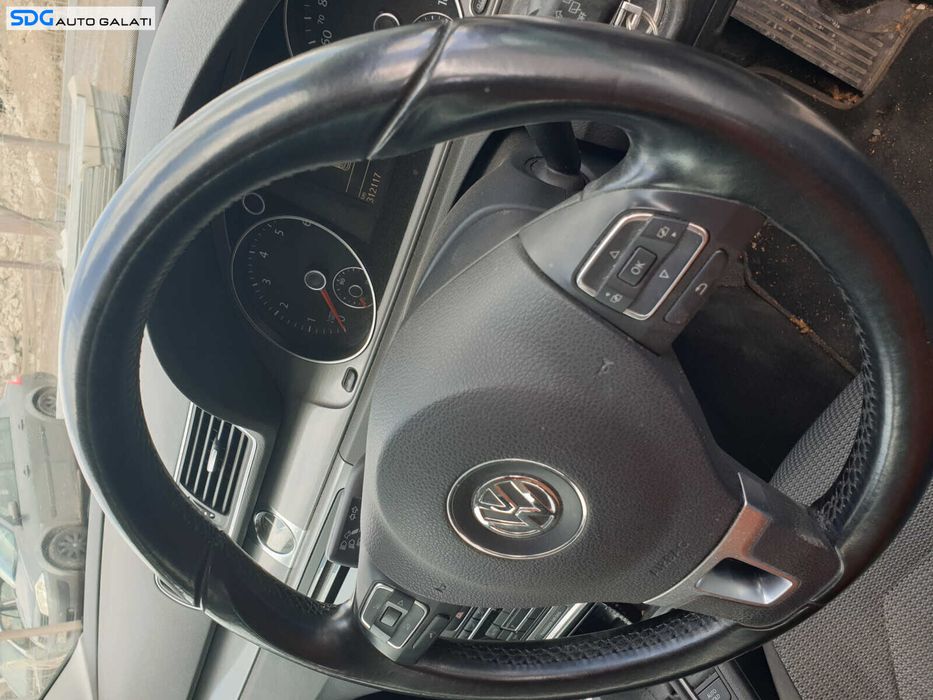 Volan 3 Spite din Piele cu Comenzi FARA Airbag Volkswagen Passat B6 2005 - 2010 [Q3048]