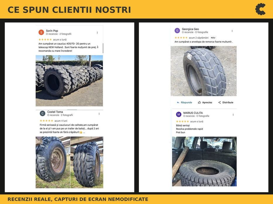Anvelope Cauciucuri 13.6-20 13.6R20 13.6 20 13620 Rosava Buldo Miniincarcator si Industrial Utilaje Agricole SH Second Hand SECOND HAND Garantie 1 An