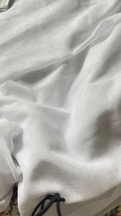 Шторы/тюли белый лён 2 шт