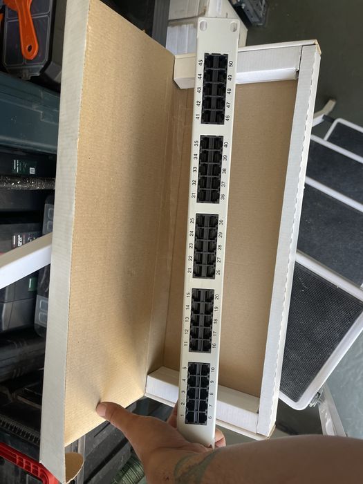 Пач панел и poe switch Witek