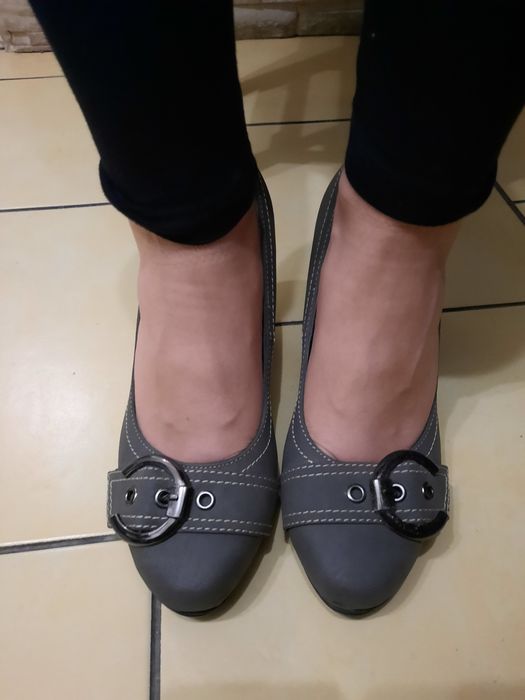 Cizme piele imblanite 40, Ghete piele naturala,imblanite,40,Pantofi 40