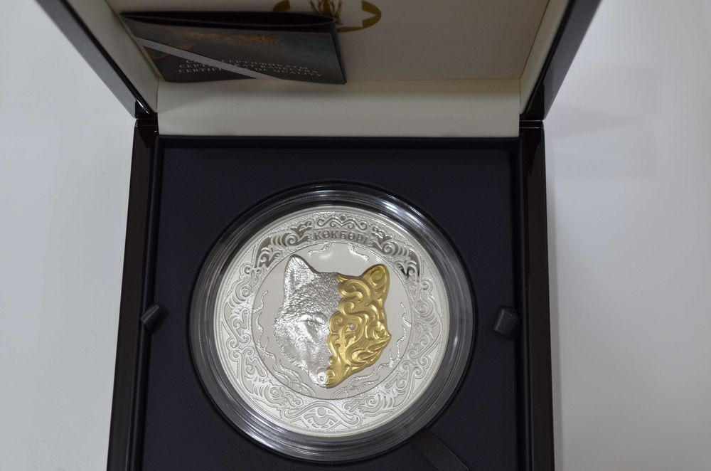 Серебряная монета «Көкборі» - 5000 тенге