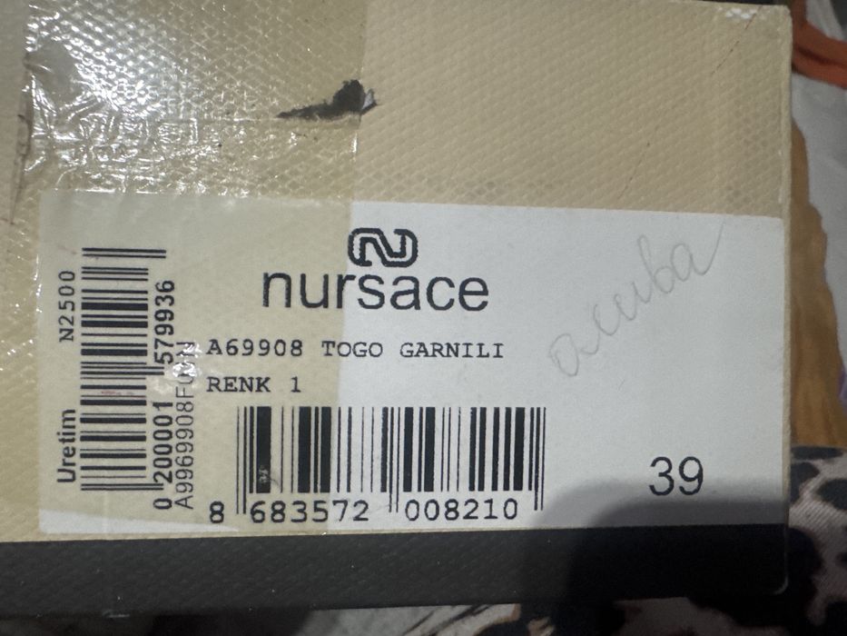 Туфли нат кожа nursace оригинал