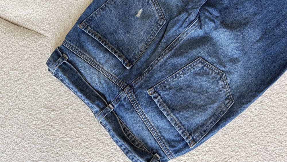 Дамски дънки с колан LC Waikiki размер 34 XXS/XS, модел mom
