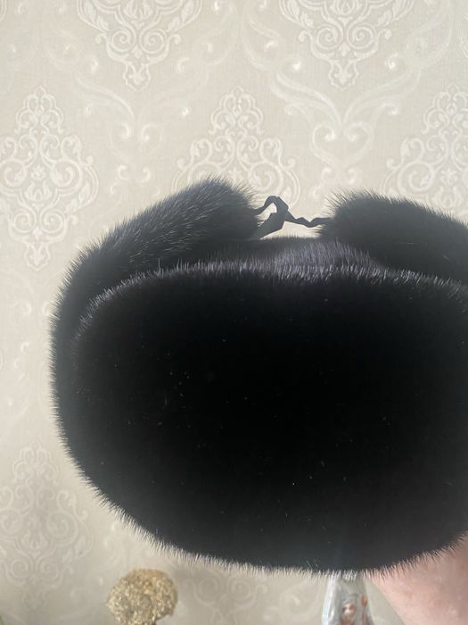 Норковая полная мужская шапка, одевал редко