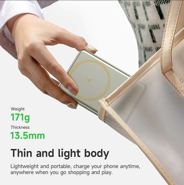 Hoco Q26A Joy 2в1 Power Bank 10000mAh PD-20W QC3.0 iPhone 14 15 16