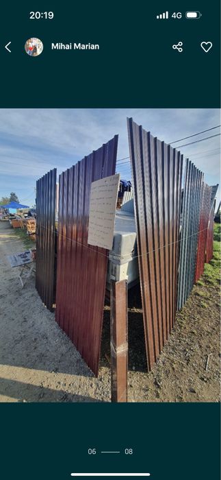 Tabla acoperis si gard