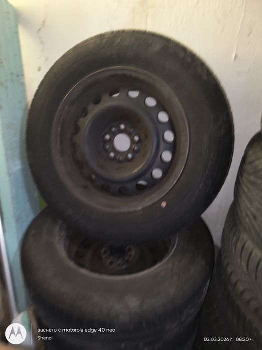 Джанти с гуми 5×98 195/65/15 .