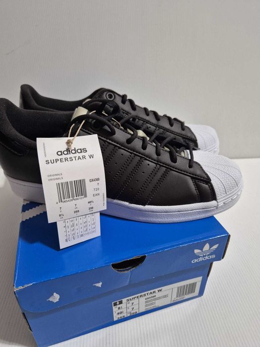 Adidas Superstar masura 40 2/3 originali noi in cutie