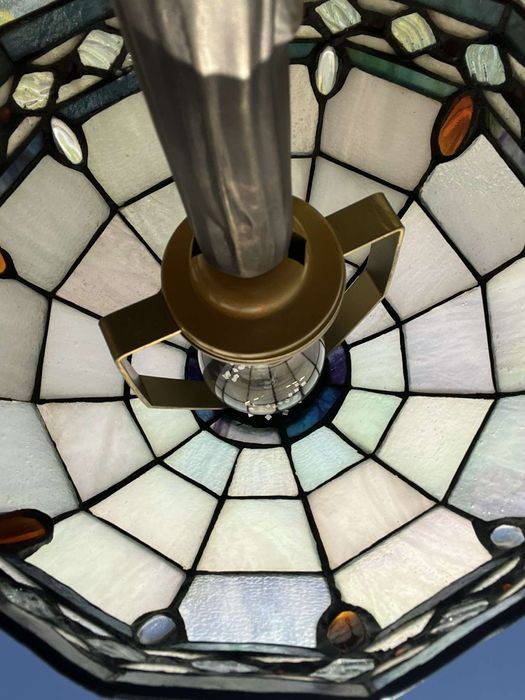 Красива ретро нощна лампа Tiffany в отлично състояние