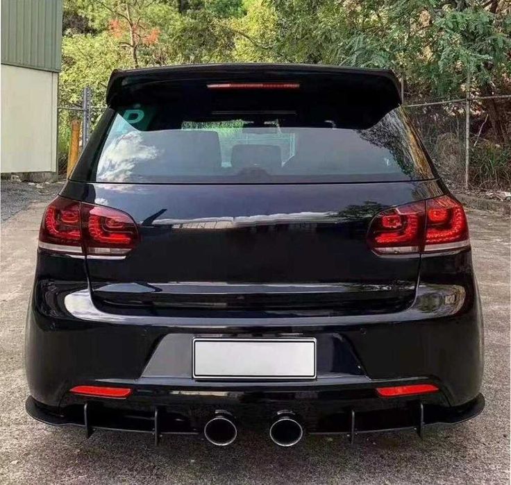 Дифузьор за голф мк6 р / добавка за задна броня / vw golf mk6 diffuser R / добавки