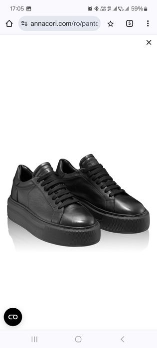 Pantofi piele naturala
