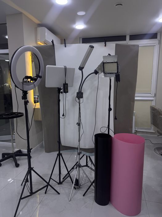 Фоны, лампы для съемки