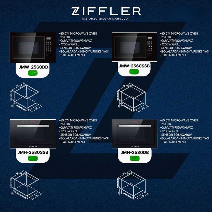 Микроволновая  печь Ziffler