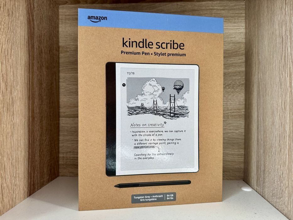 Amazon kindle Scribe с функцией рукописного ввода и со стилусом 2025