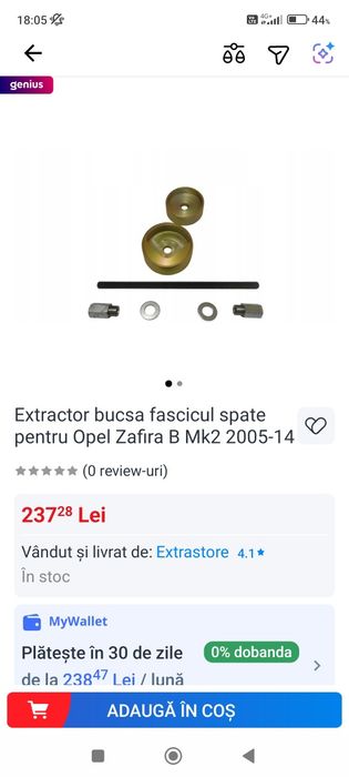 Extractor bucsi punte Opel