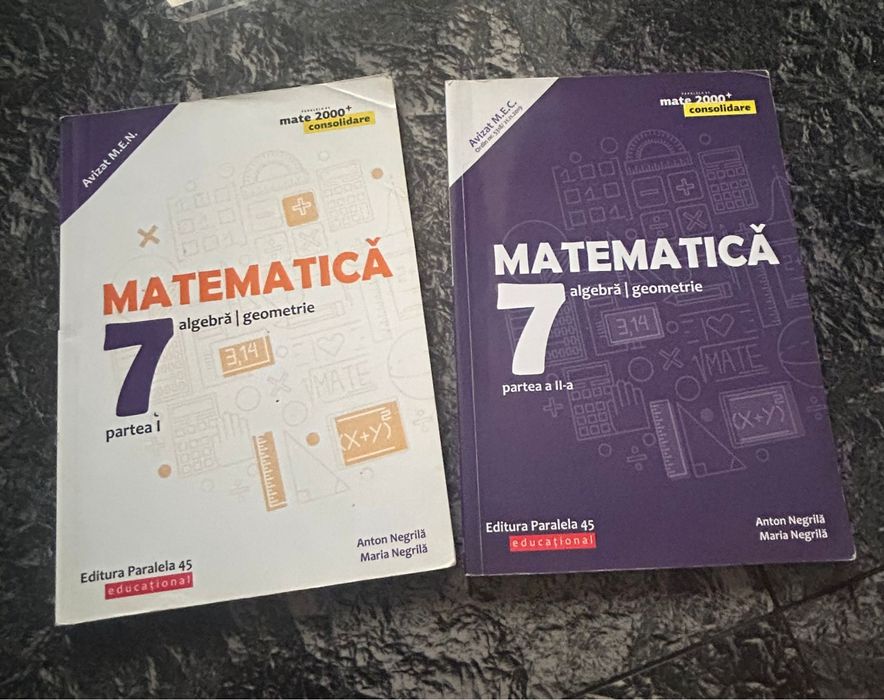 Culegeri matematică cls a VII & a VIII a