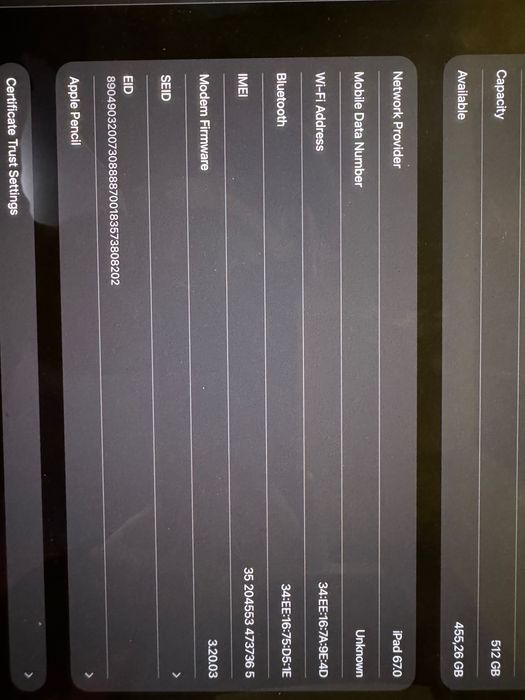 iPad 13 PRO M4 (WiFi+Cellular) 512GB