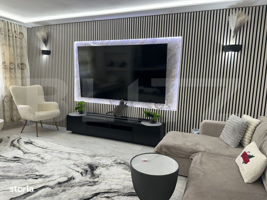 Apartament EXCLUSIVIST cu 4 camere, DECOMANDAT, 90 MP