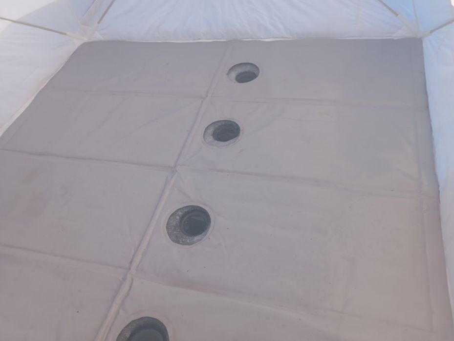 Теплый пол ПВХ в палатку