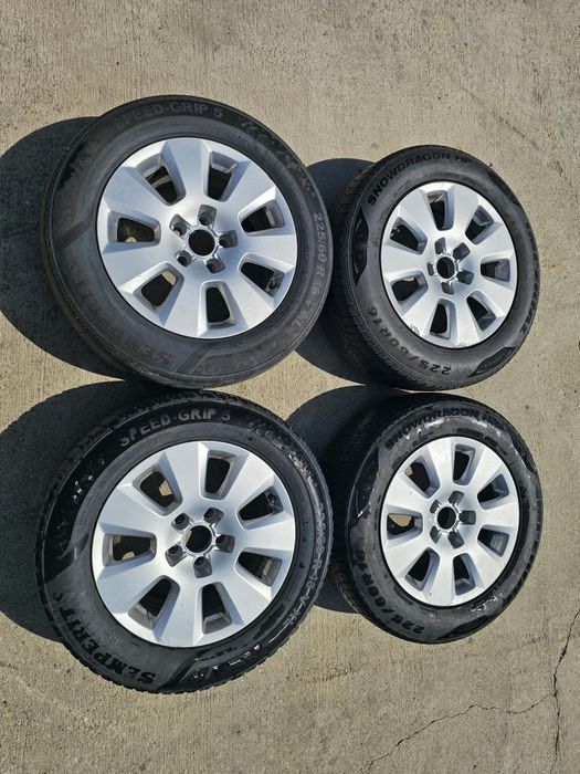 Set complect de roti Audi A4 b8