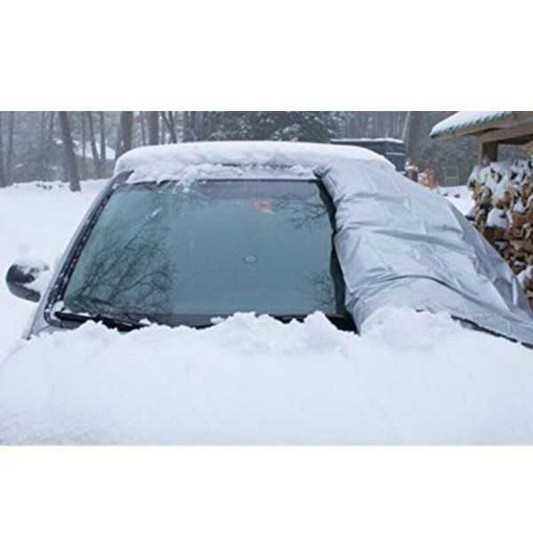 Покривало за предно стъкло Automat, За автомобил, 150/99см, Сив