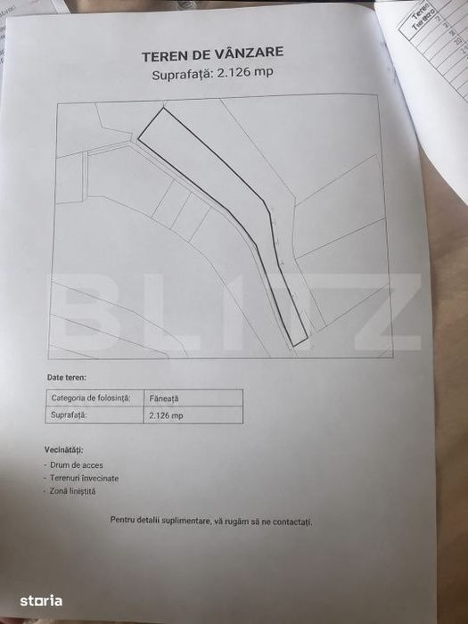 Teren ideal pentru investitie sau constructie, 1728 mp, plat! Somesul