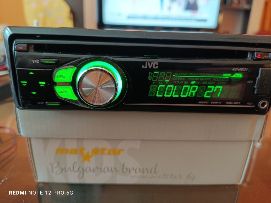 Jvc kd-r501 автомобилен сд плеър cd player