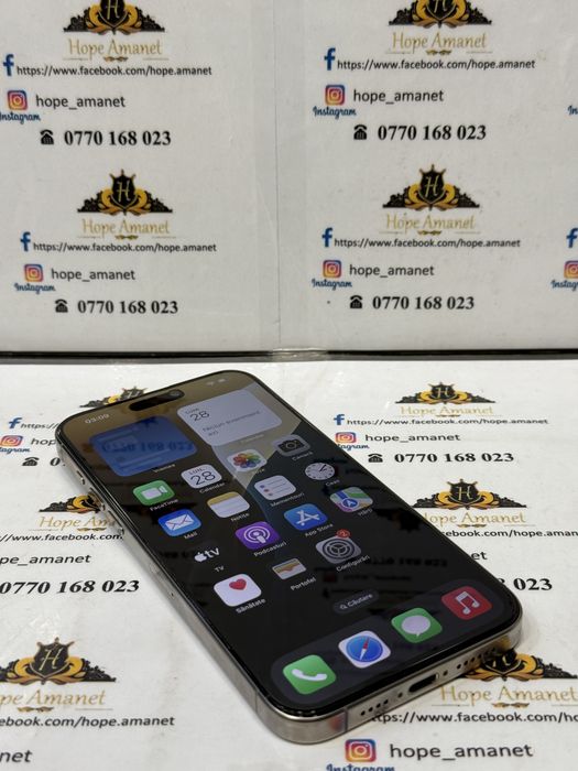 Hope Amanet P7 Iphone 15 Pro Max 256 Gb Garantie 1 An