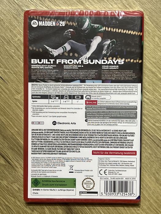 Jocuri Nintendo Switch 2    Madden 26