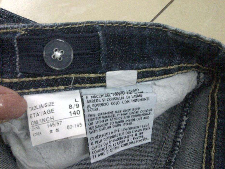 Blugi " Benetton" 7-9 ani