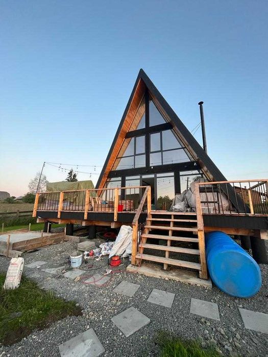 Case si cabane din lemn A-Frame