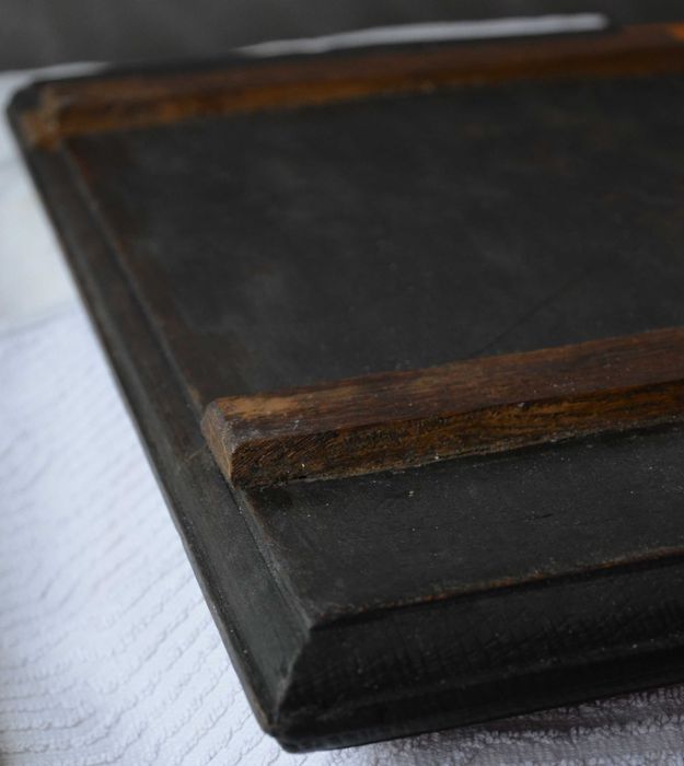 Icoana pictata pe lemn, anii 1900 Icoana veche